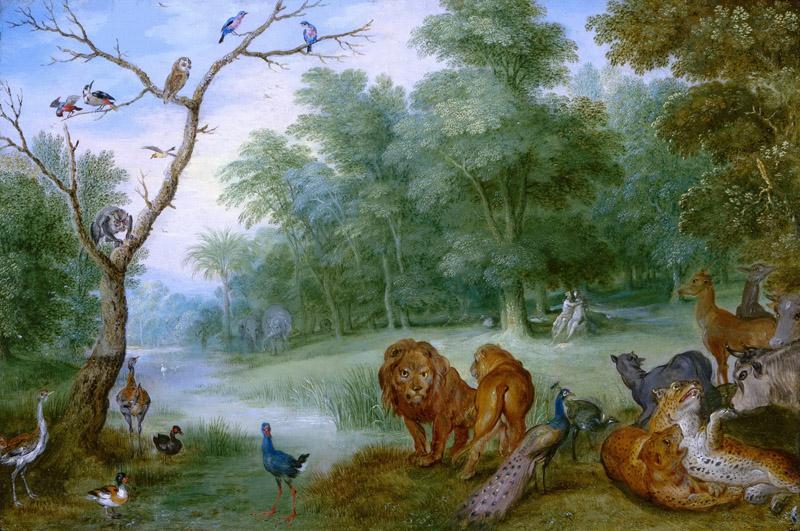 Jan Brueghel the Younger - Paradise with the Fall of Man