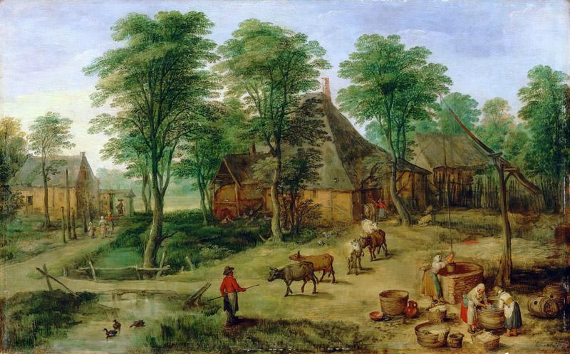 Jan Brueghel the Younger- Farmyard