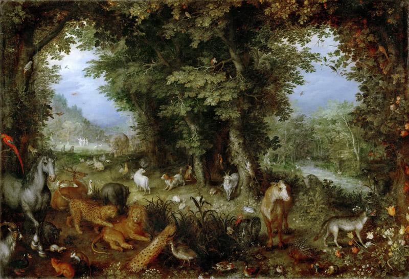 Jan Brueghel the elder -- Earthly Paradise