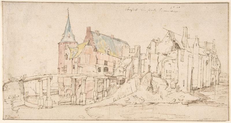 Jan Brueghel--The Ruins of Castle Merxem, near Antwerp