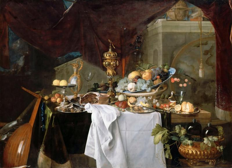 Jan Davidsz. de Heem -- A Table of Dessert