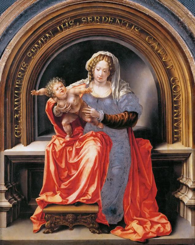 Jan Gossaert (c. 1478-1532) -- Madonna and Child