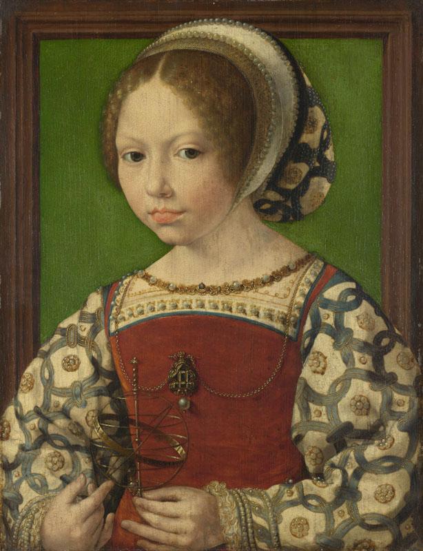 Jan Gossaert - A Young Princess (Dorothea of Denmark)