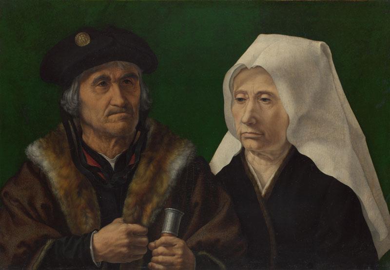 Jan Gossaert - An Elderly Couple