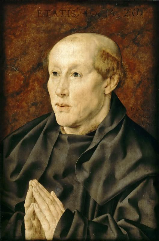 Jan Gossaert -- Portrait of a Benedictine Monk