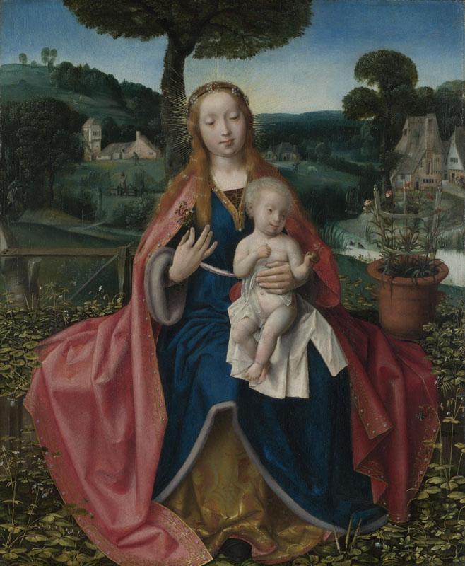 Jan Provoost - The Virgin and Child in a Landscape