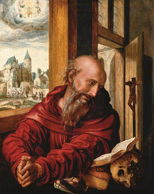 Jan Sanders van Hemessen - St Jerome as a Monk