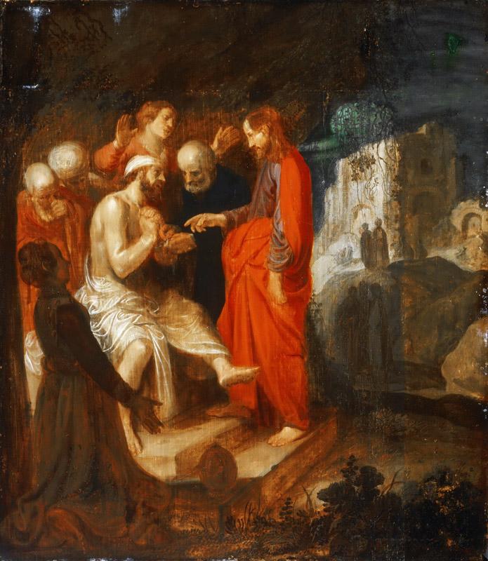 Jan Symonsz. Pynas, Dutch (active Haarlem and Amsterdam), 1583-1631 -- The Raising of Lazarus