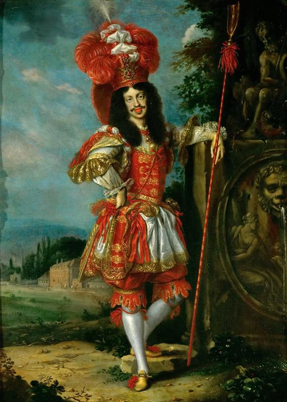 Jan Thomas -- Emperor Leopold I in Theatrical Costume