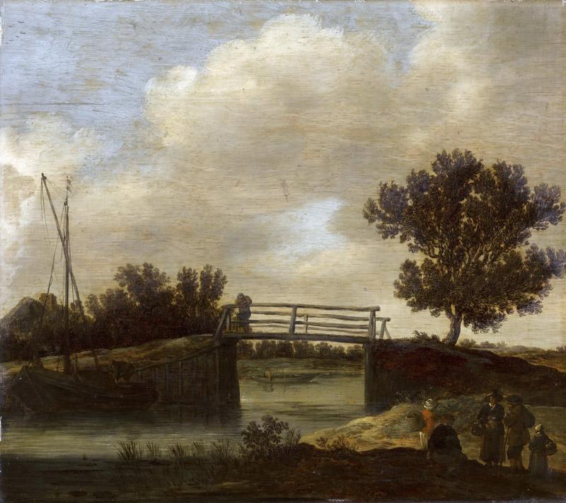 Jan van Goyen - Landscape with Bridge
