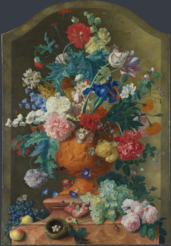 Jan van Huysum - Flowers in a Terracotta Vase