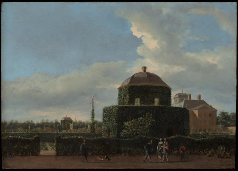 Jan van der Heyden--The Huis ten Bosch at The Hague and Its Formal Garden
