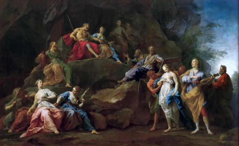 Jean Restout I (1663-1702) -- Orpheus in the Underworld to Demand the Return of Eurydice