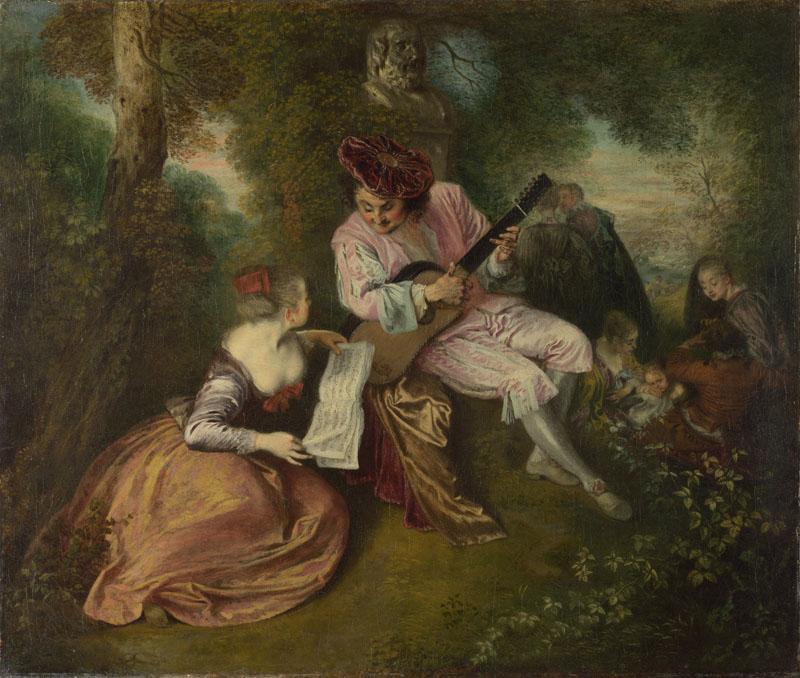 Jean-Antoine Watteau - The Scale of Love