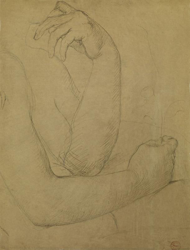 Jean-August-Dominique Ingres - Study for The Golden Age, 1843-1847