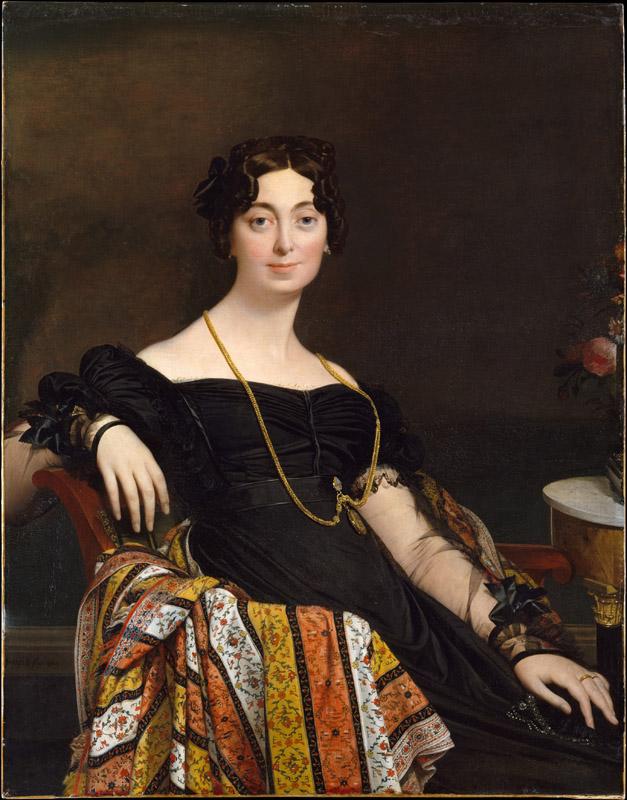 Jean-Auguste-Dominique Ingres--Madame Jacques-Louis Leblanc (Francoise Poncelle, 1788-1839)