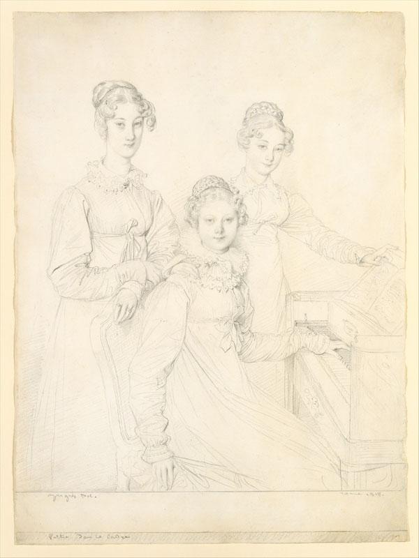Jean-Auguste-Dominique Ingres--The Kaunitz Sisters