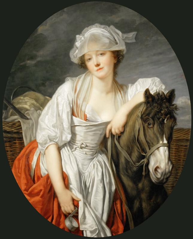 Jean-Baptiste Greuze (1725-1805) -- The Milkmaid