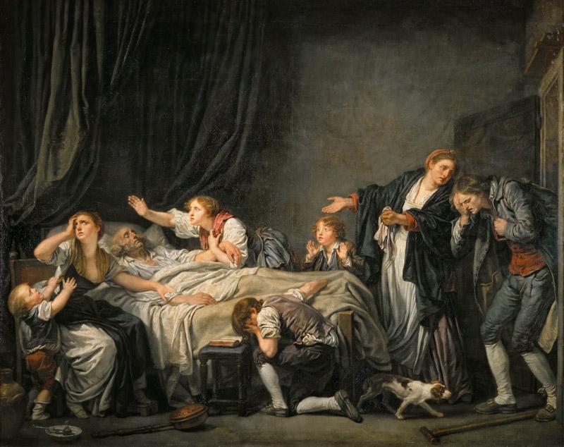 Jean-Baptiste Greuze (1725-1805) -- The Punished Son