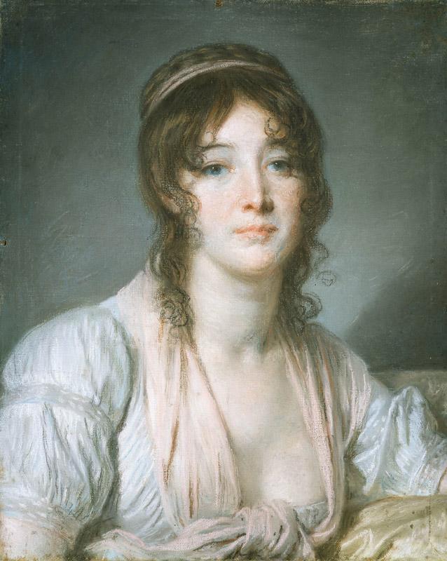 Jean-Baptiste Greuze - Madame Baptiste, c. 1790
