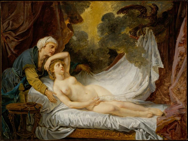 Jean-Baptiste Greuze--Aegina Visited by Jupiter