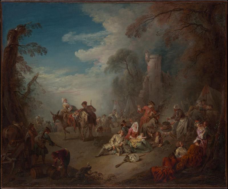 Jean-Baptiste Joseph Pater--Troops at Rest