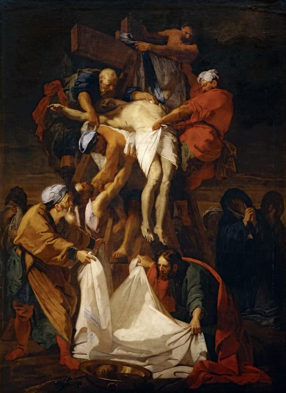 Jean-Baptiste Jouvenet (1644-1717) -- Descent from the Cross