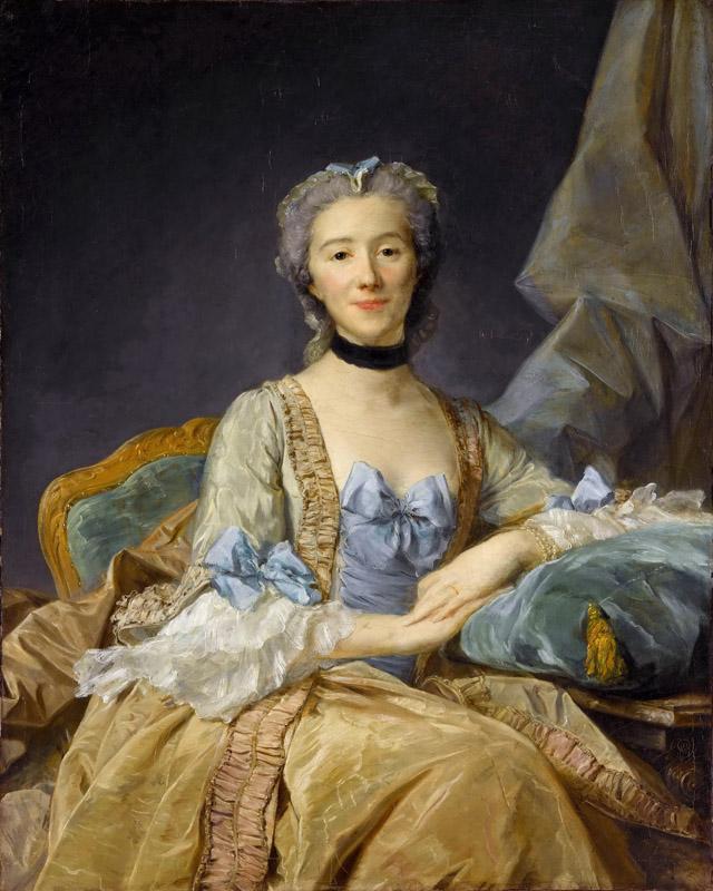 Jean-Baptiste Perronneau -- Madame de Sorquainville