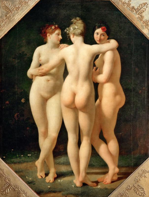 Jean-Baptiste Regnault (1754-1829) -- The Three Graces