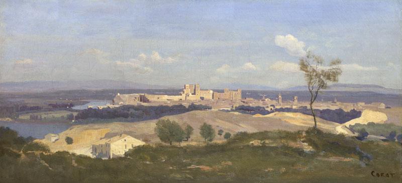Jean-Baptiste-Camille Corot - Avignon from the West
