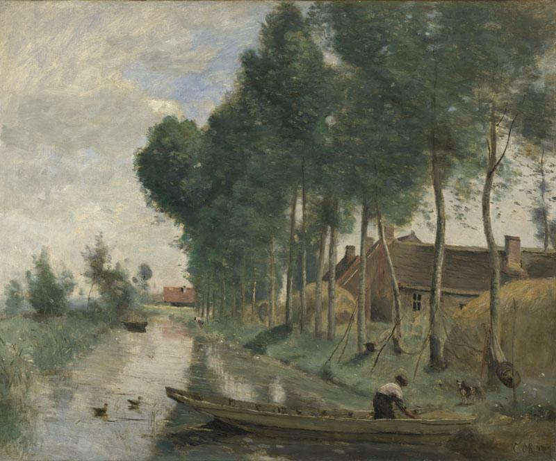 Jean-Baptiste-Camille Corot - Landscape at Arleux-du-Nord