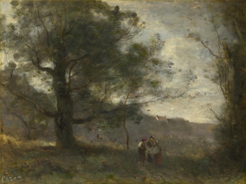 Jean-Baptiste-Camille Corot - The Oak in the Valley