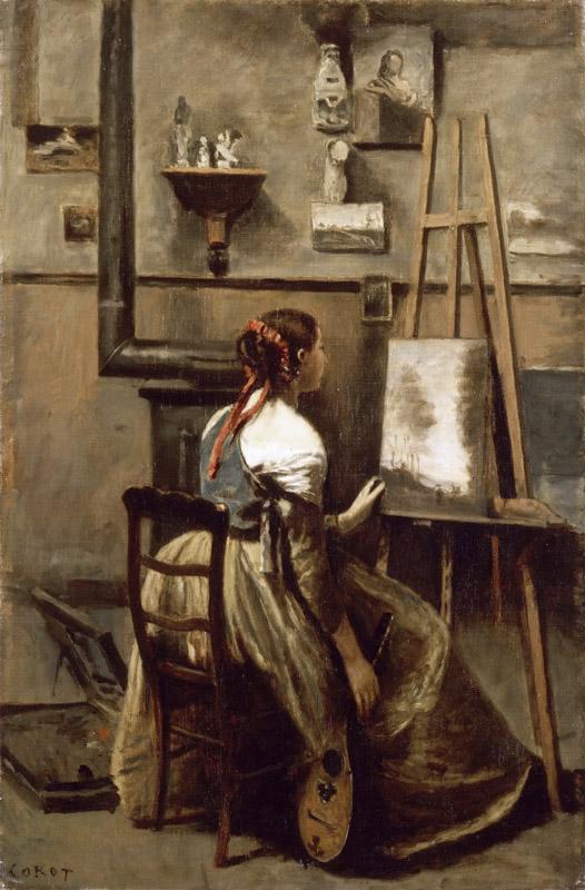 Jean-Baptiste-Camille Corot -- Corot studio