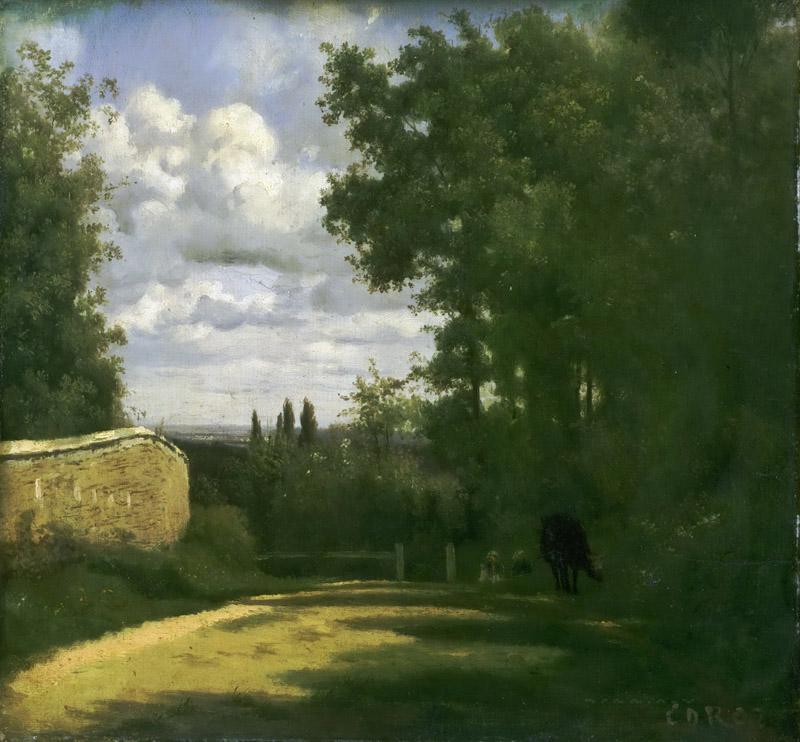 Jean-Baptiste-Camille Corot, French, 1796-1875 -- Ville d Avray