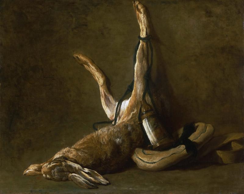 Jean-Baptiste-Simeon Chardin, French, 1699-1779 -- Still Life with a Hare