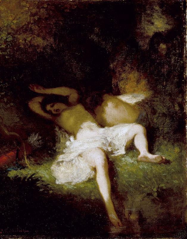 Jean-Francois Millet - Diana Resting