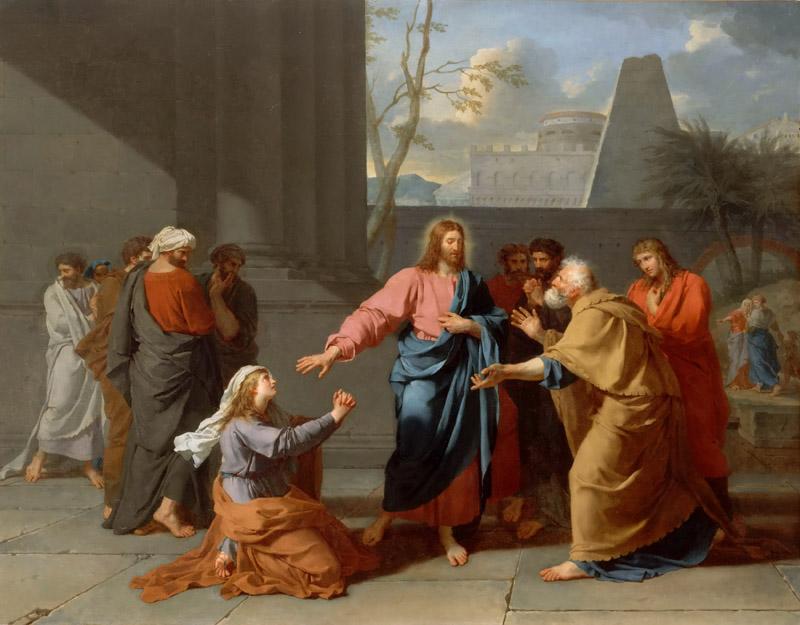 Jean-Germain Drouais -- Christ and the Canaanite woman