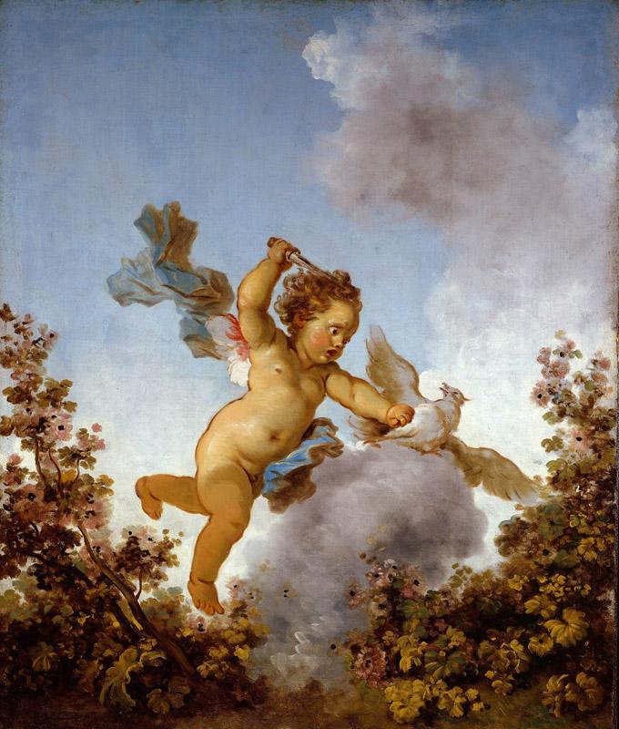 Jean-Honore Fragonard - The Progress of Love Love the Avenger, 1790-1791