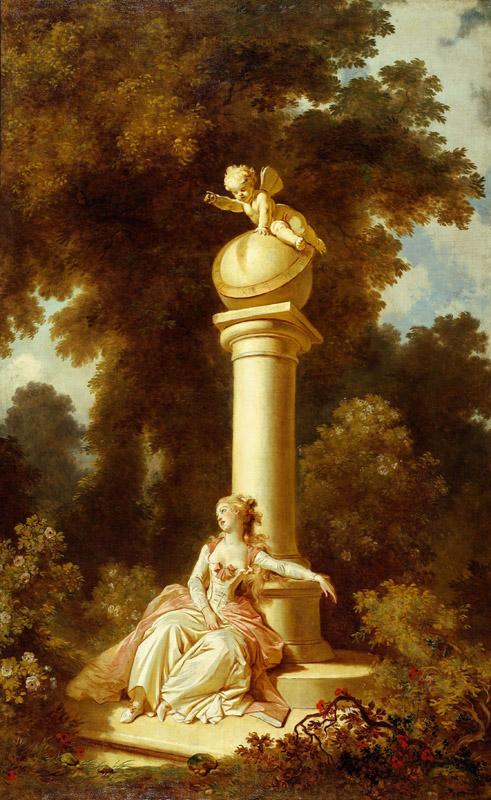 Jean-Honore Fragonard - The Progress of Love Reverie, 1790-1791