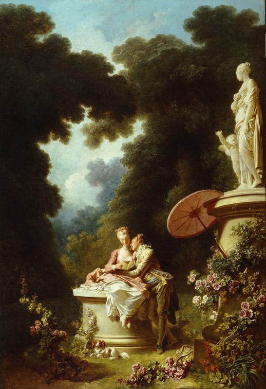Jean-Honore Fragonard - The Progress of LoveLove Letters, 1771-1772