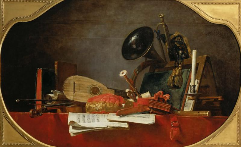Jean-Simeon Chardin -- Attributes of Music