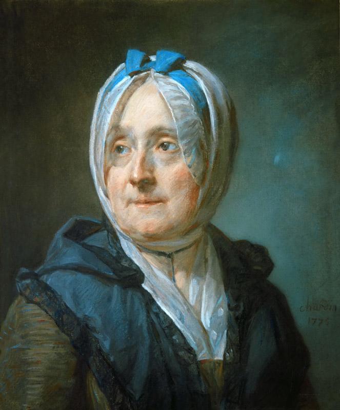 Jean-Simeon Chardin -- Portrait of Madame Chardin