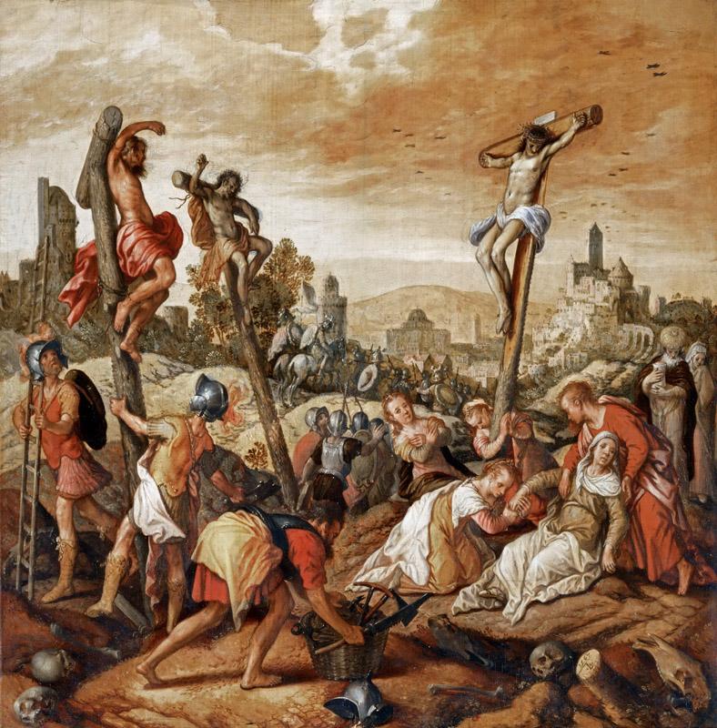 Joachim Beuckelaer (c. 1533-1574) -- Crucifixion