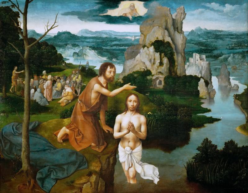 Joachim Patinir (c. 1480-before 1524) -- Baptism of Christ