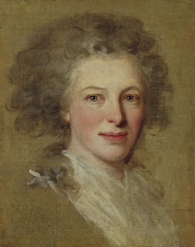 Johann Baptist II. Lampi - Portrait Sketch of Princess Josepha Sophie von Liechtenstein, nee Coun