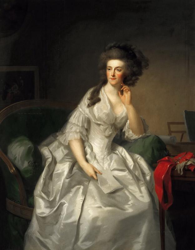 Johann Friedrich August Tischbein - Portrait of Princess Frederika Sophia Wilhelmina