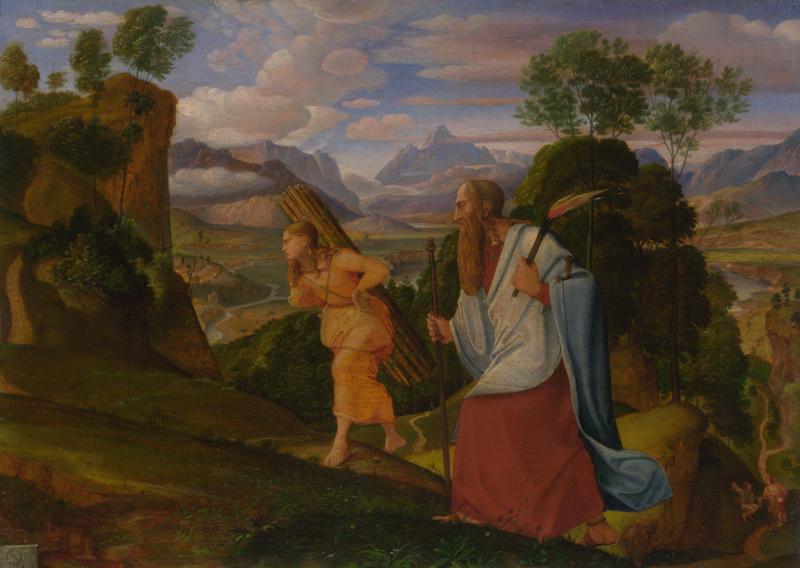 Johann Heinrich Ferdinand Olivier - Abraham and Isaac