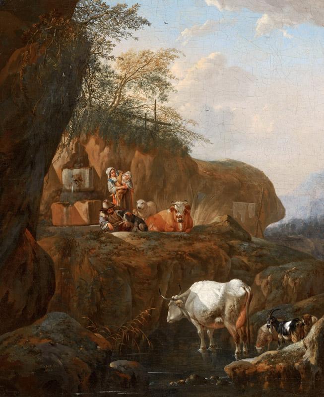 Johann Heinrich Roos - Italian Landscape