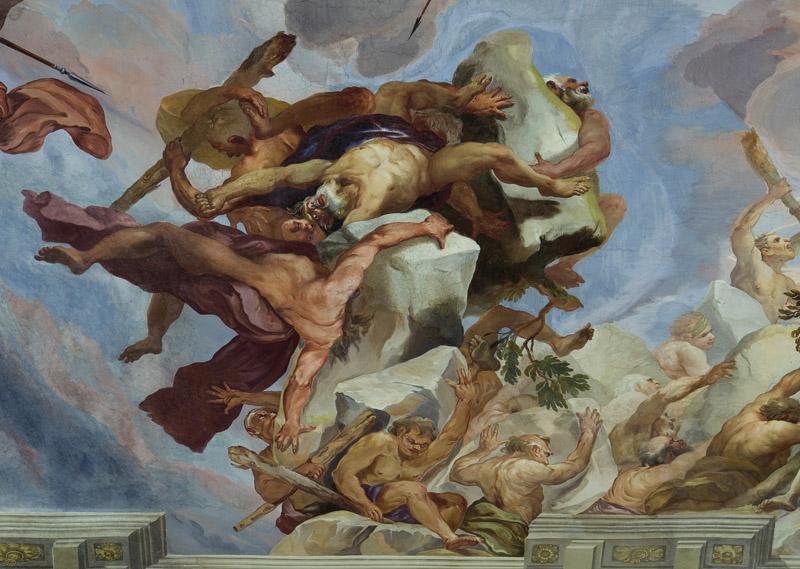 Johann Michael Rottmayr - Johann Michael Rottmayr - Battle of the Gods and Giants, 1705-1708 d1
