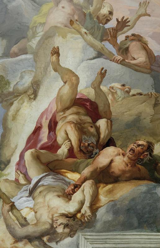 Johann Michael Rottmayr - Johann Michael Rottmayr - Battle of the Gods and Giants, 1705-1708 d2